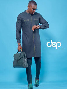 Cadet Blue Kaftan
