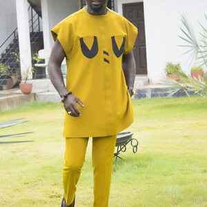 Cyber Yellow Kaftan