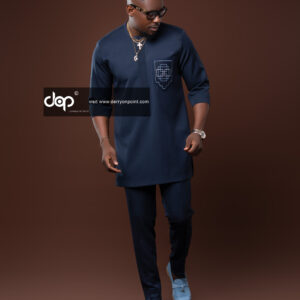 Dark Blue Kaftan