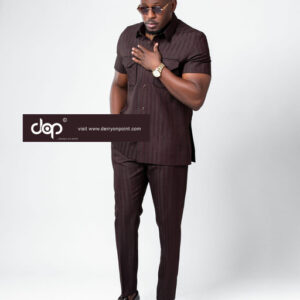 Coffee Brown Safari Suit