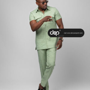 Mint Green Safari Suit