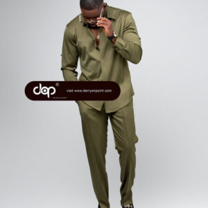 Dark Olive Green Casual Wear